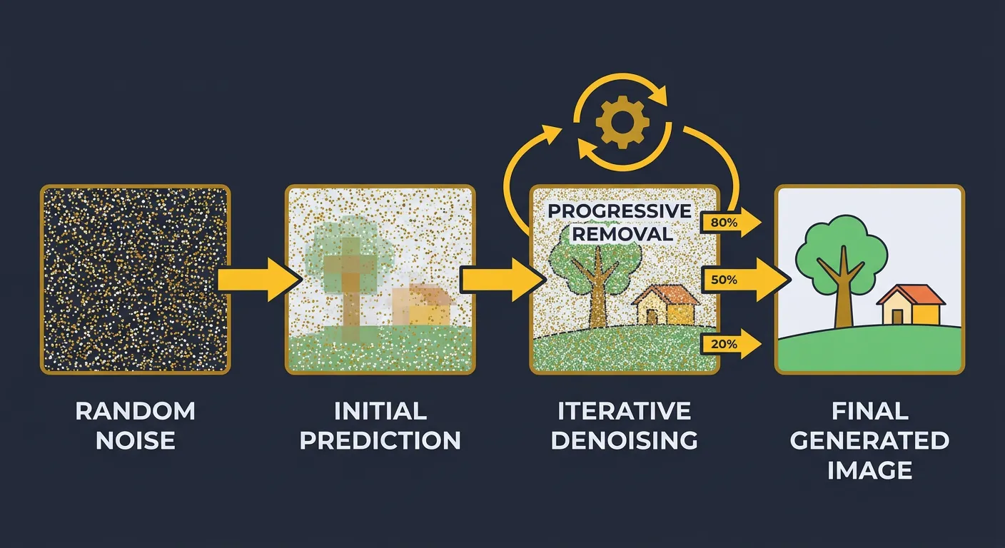 basic diffusion process illustration
